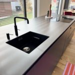 Arbeitsplatte: Keramik Nero, satin