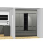 Küche und Wohnkonzept Ferienwohnung